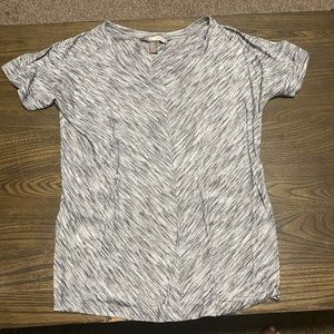 Heather Gray V-Neck Tee